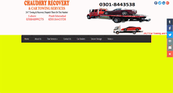 Desktop Screenshot of chaudhryrecoveryservices.com